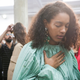 Loose-fitting femininity from Spring 2017.